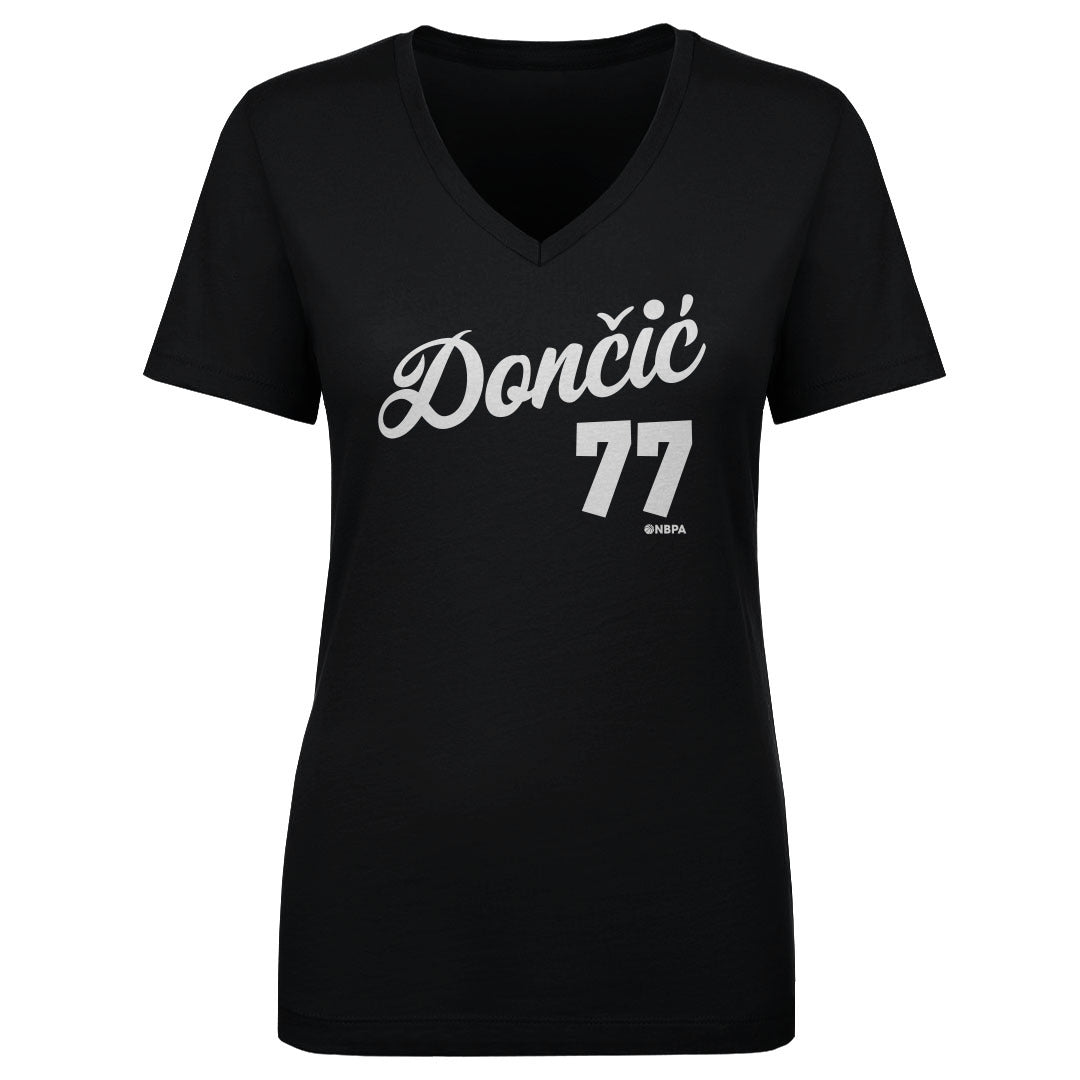 Luka Doncic Women&#39;s V-Neck T-Shirt | 500 LEVEL