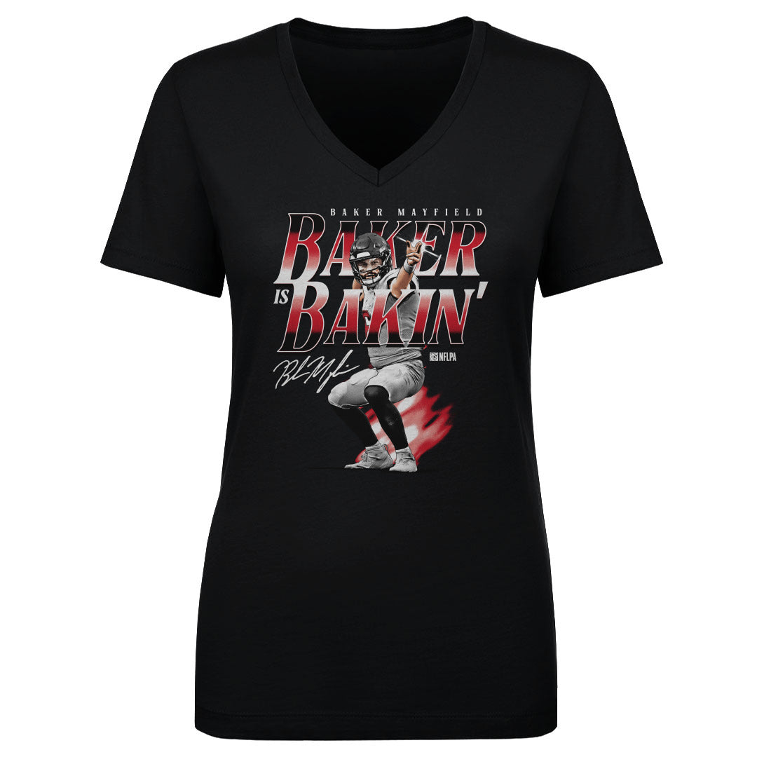 Baker Mayfield Women&#39;s V-Neck T-Shirt | 500 LEVEL