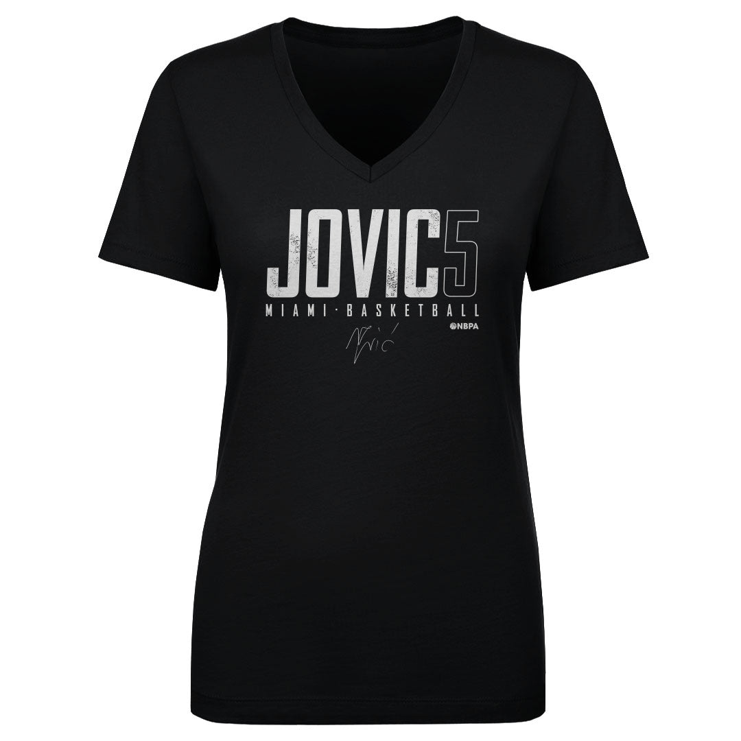 Nikola Jovic Women&#39;s V-Neck T-Shirt | 500 LEVEL