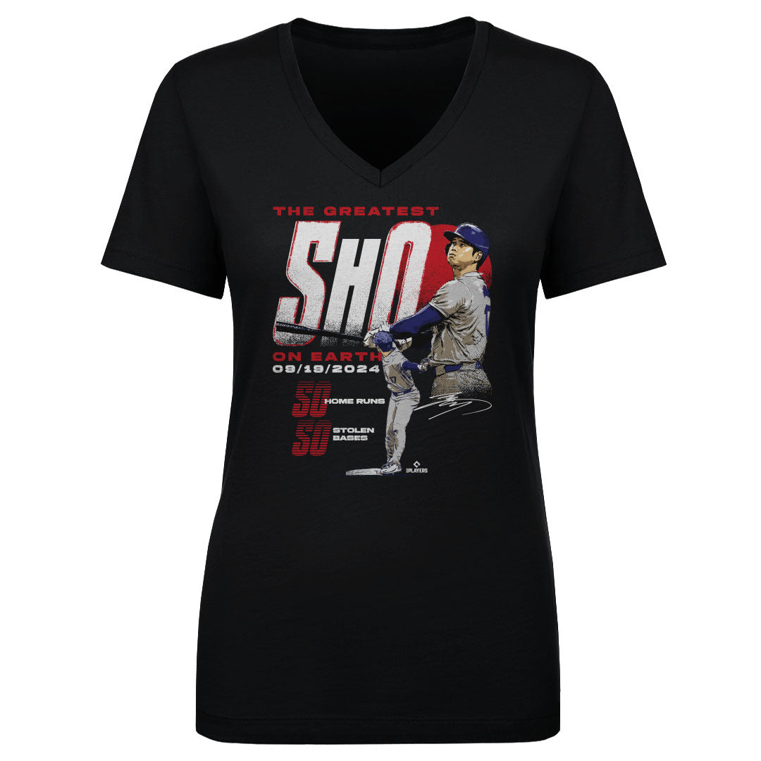 Shohei Ohtani Women&#39;s V-Neck T-Shirt | 500 LEVEL