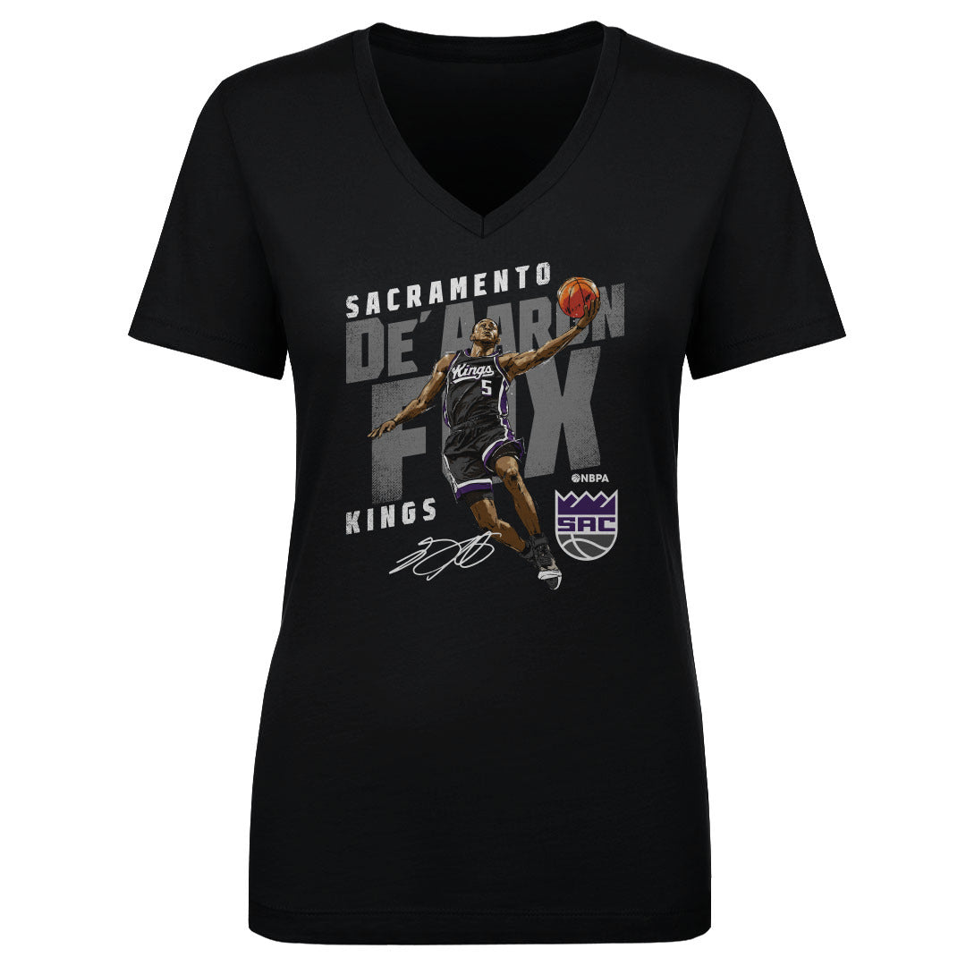 De&#39;Aaron Fox Women&#39;s V-Neck T-Shirt | 500 LEVEL