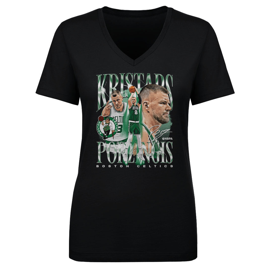 Kristaps Porzingis Women&#39;s V-Neck T-Shirt | 500 LEVEL