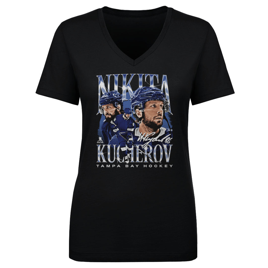 Nikita Kucherov Women&#39;s V-Neck T-Shirt | 500 LEVEL