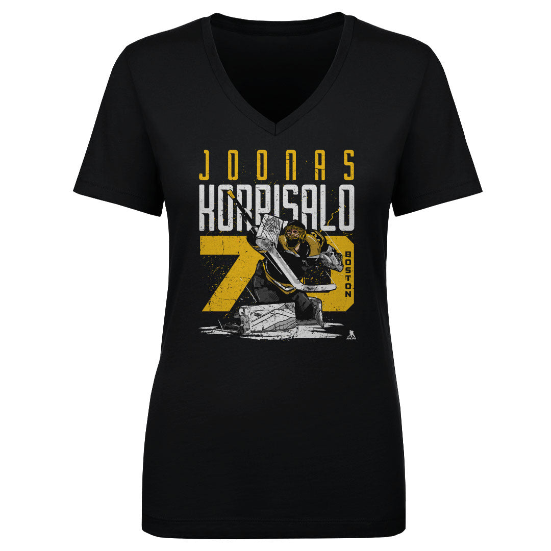 Joonas Korpisalo Women&#39;s V-Neck T-Shirt | 500 LEVEL