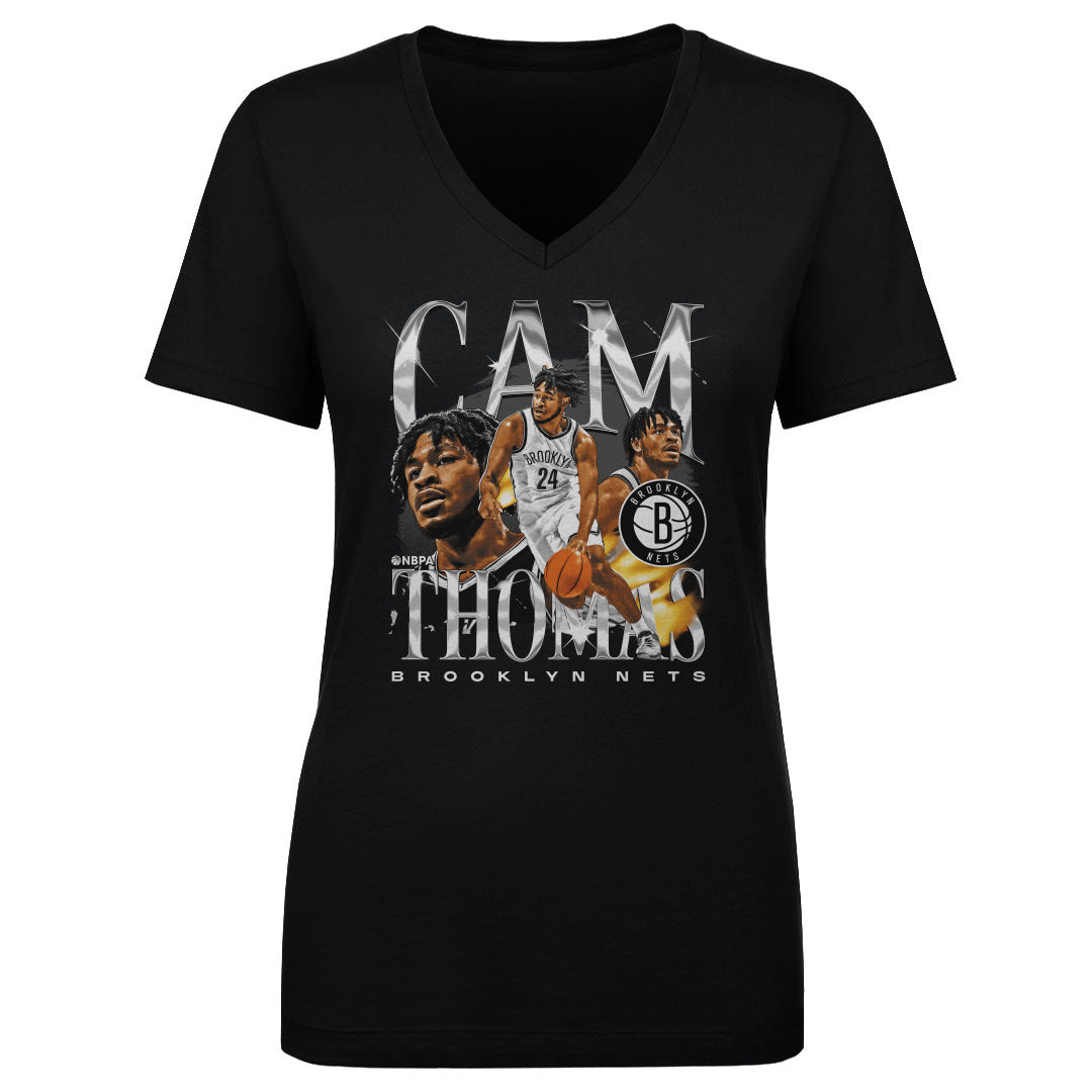 Cam Thomas Women&#39;s V-Neck T-Shirt | 500 LEVEL