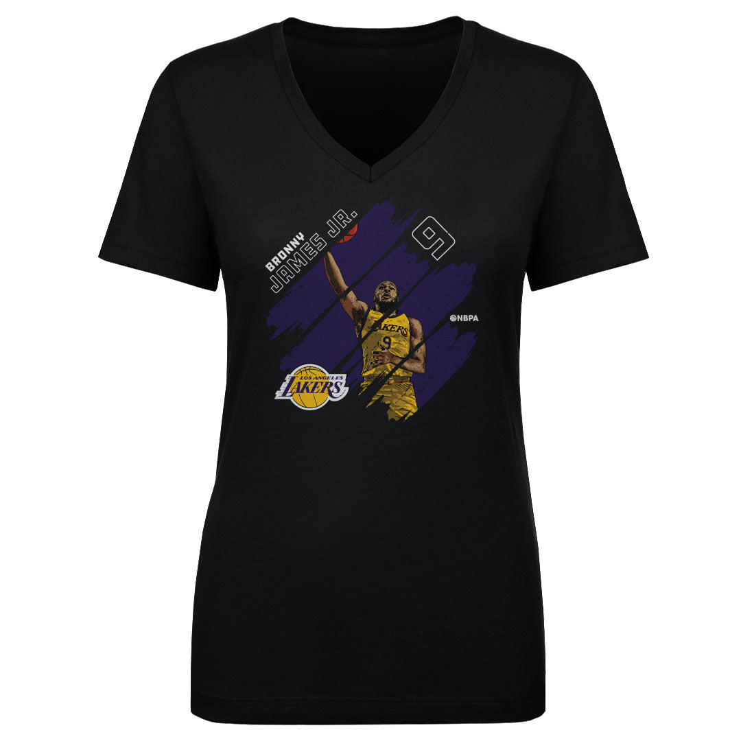 Bronny James Jr. Women&#39;s V-Neck T-Shirt | 500 LEVEL