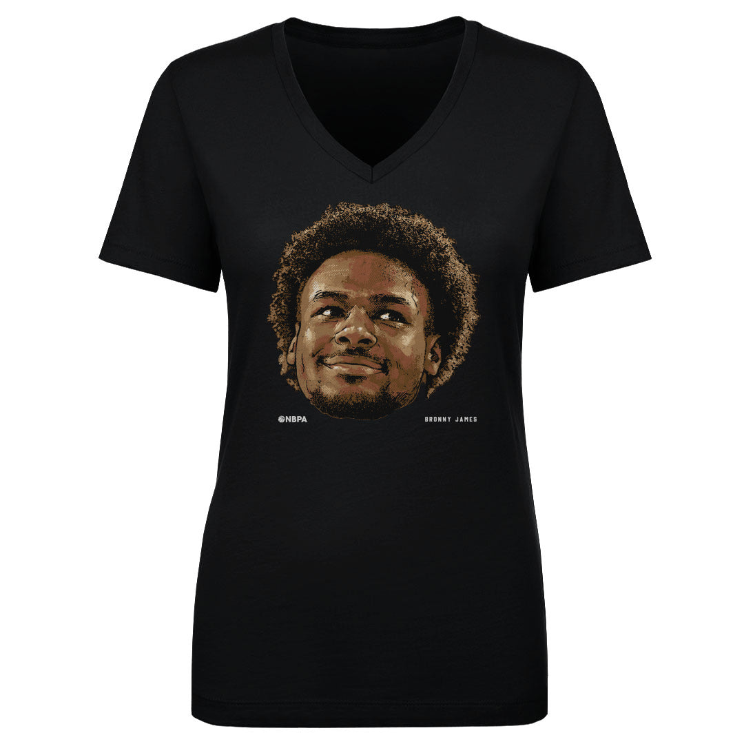 Bronny James Jr. Women&#39;s V-Neck T-Shirt | 500 LEVEL