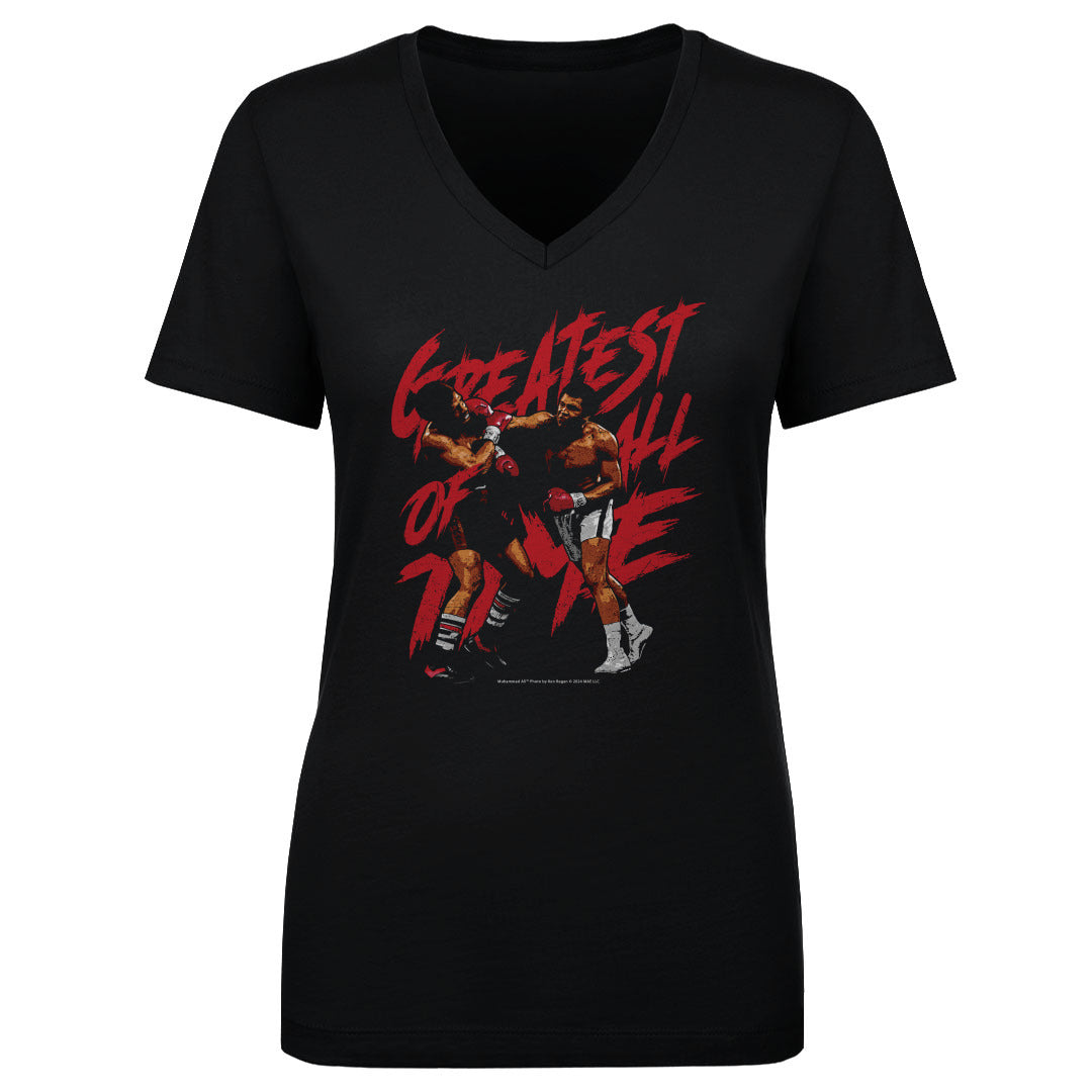 Muhammad Ali Women&#39;s V-Neck T-Shirt | 500 LEVEL