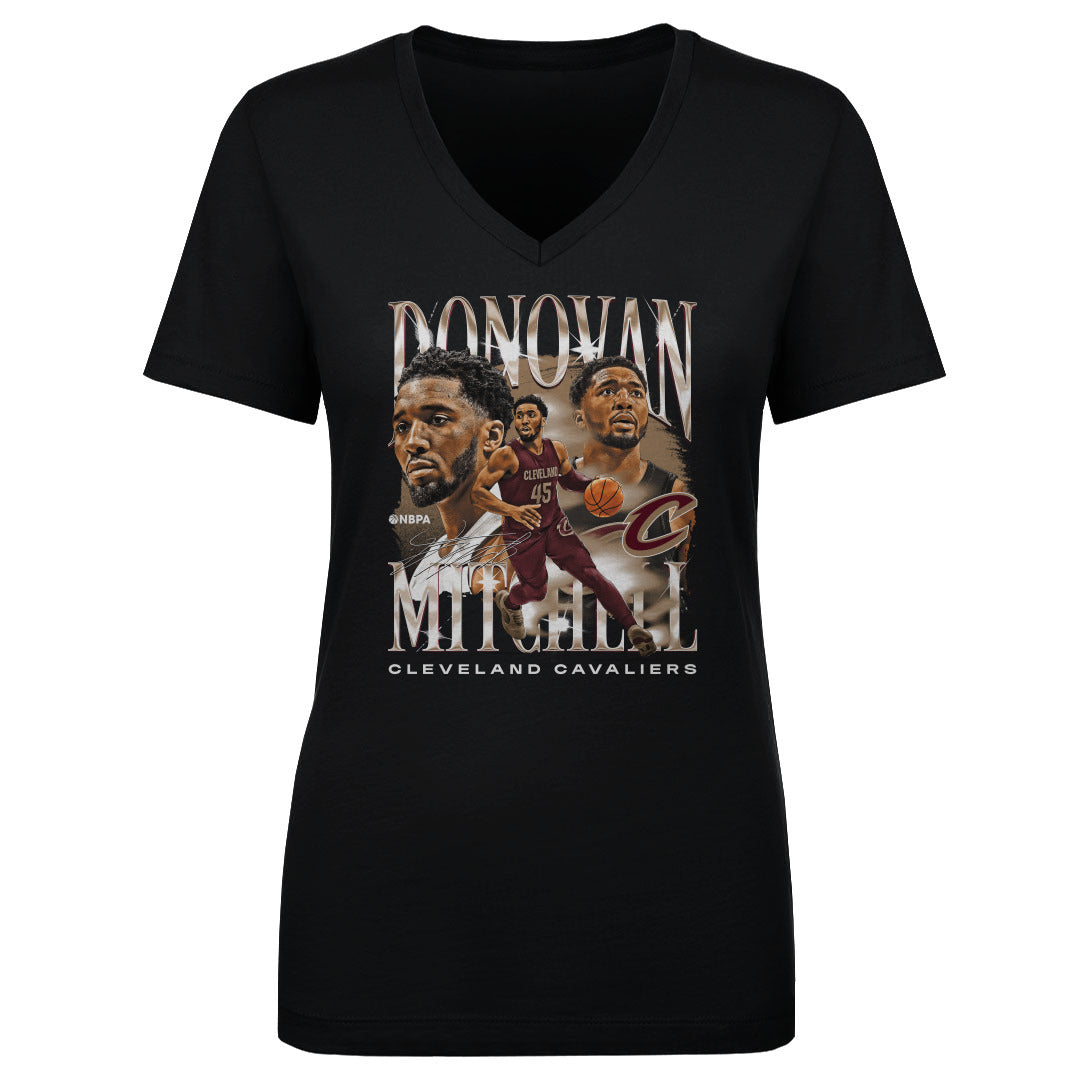 Donovan Mitchell Women&#39;s V-Neck T-Shirt | 500 LEVEL