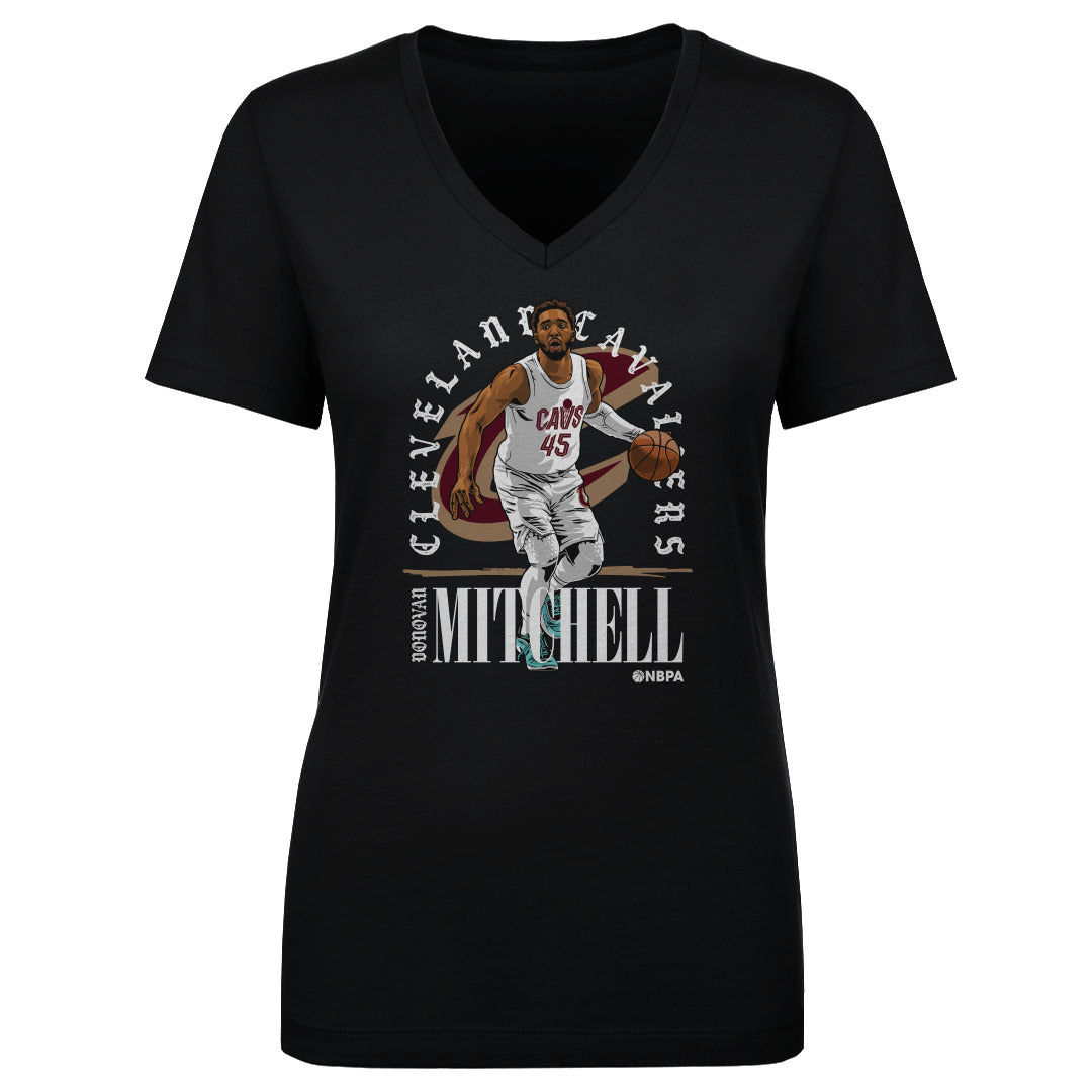 Donovan Mitchell Women&#39;s V-Neck T-Shirt | 500 LEVEL