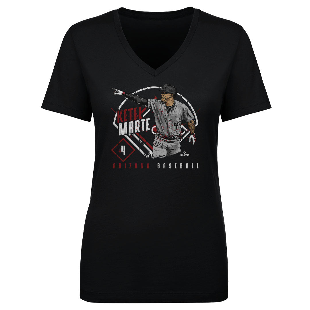 Ketel Marte Women&#39;s V-Neck T-Shirt | 500 LEVEL