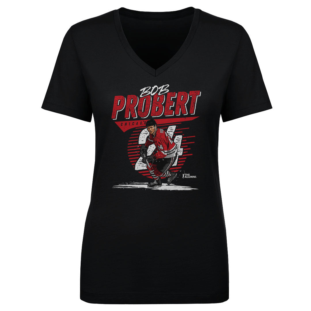 Bob Probert Women&#39;s V-Neck T-Shirt | 500 LEVEL