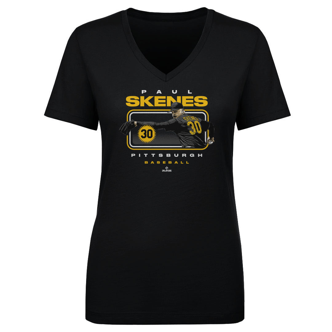 Paul Skenes Women&#39;s V-Neck T-Shirt | 500 LEVEL