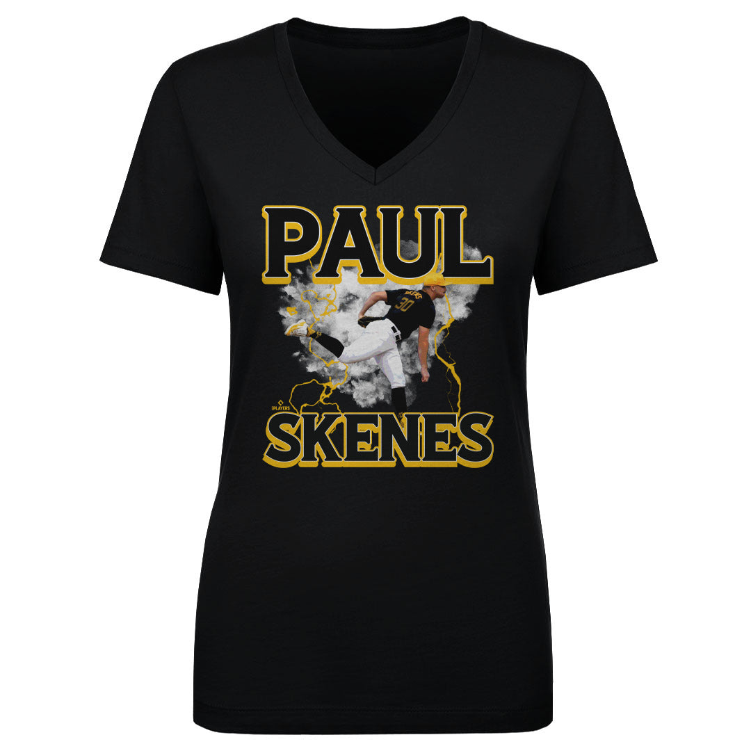 Paul Skenes Women&#39;s V-Neck T-Shirt | 500 LEVEL