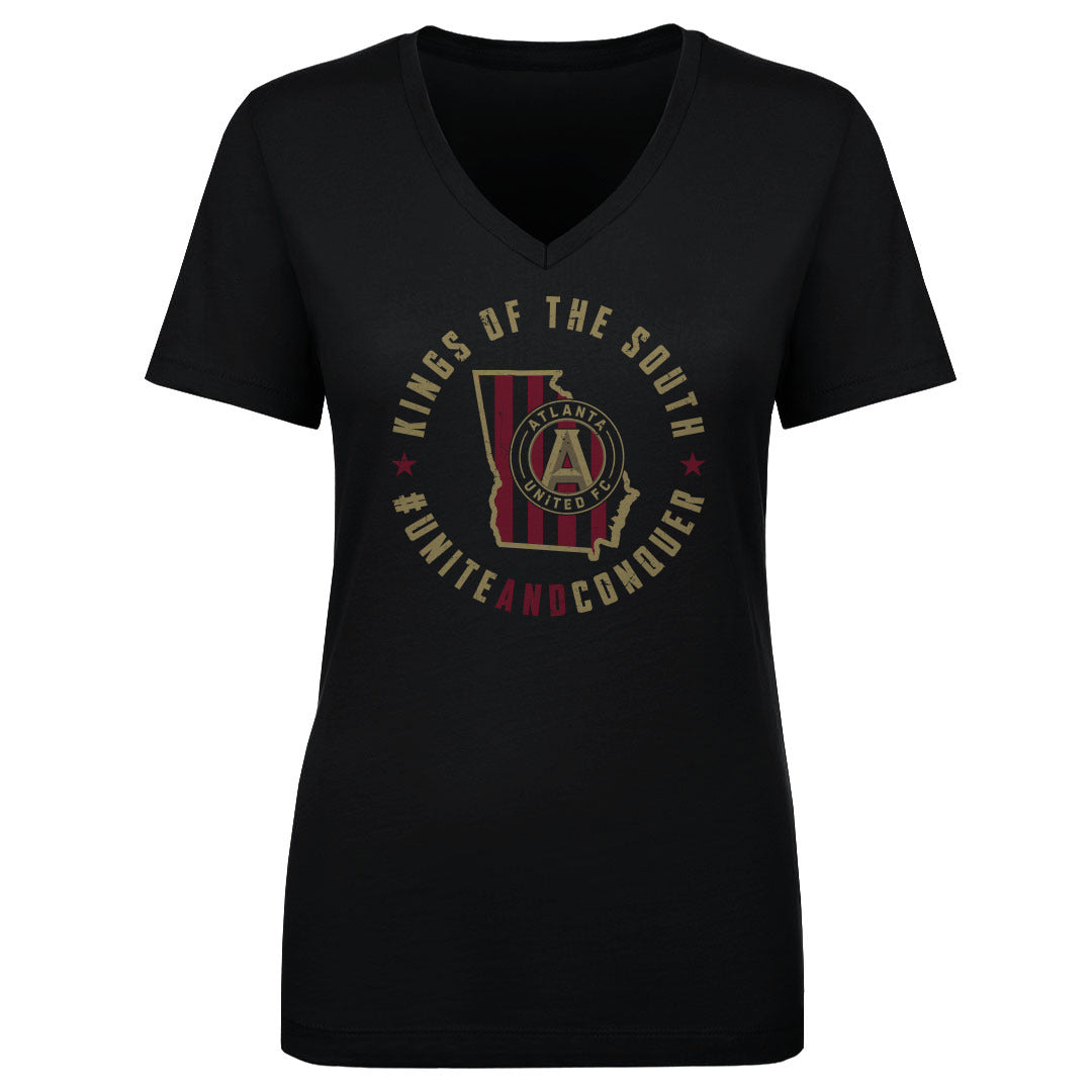 Atlanta United Women&#39;s V-Neck T-Shirt | 500 LEVEL