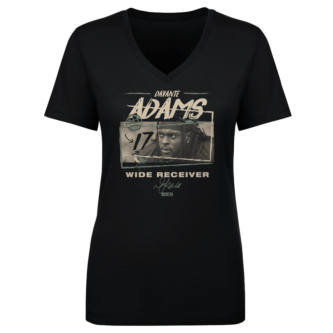 Davante Adams Women&#39;s V-Neck T-Shirt | 500 LEVEL