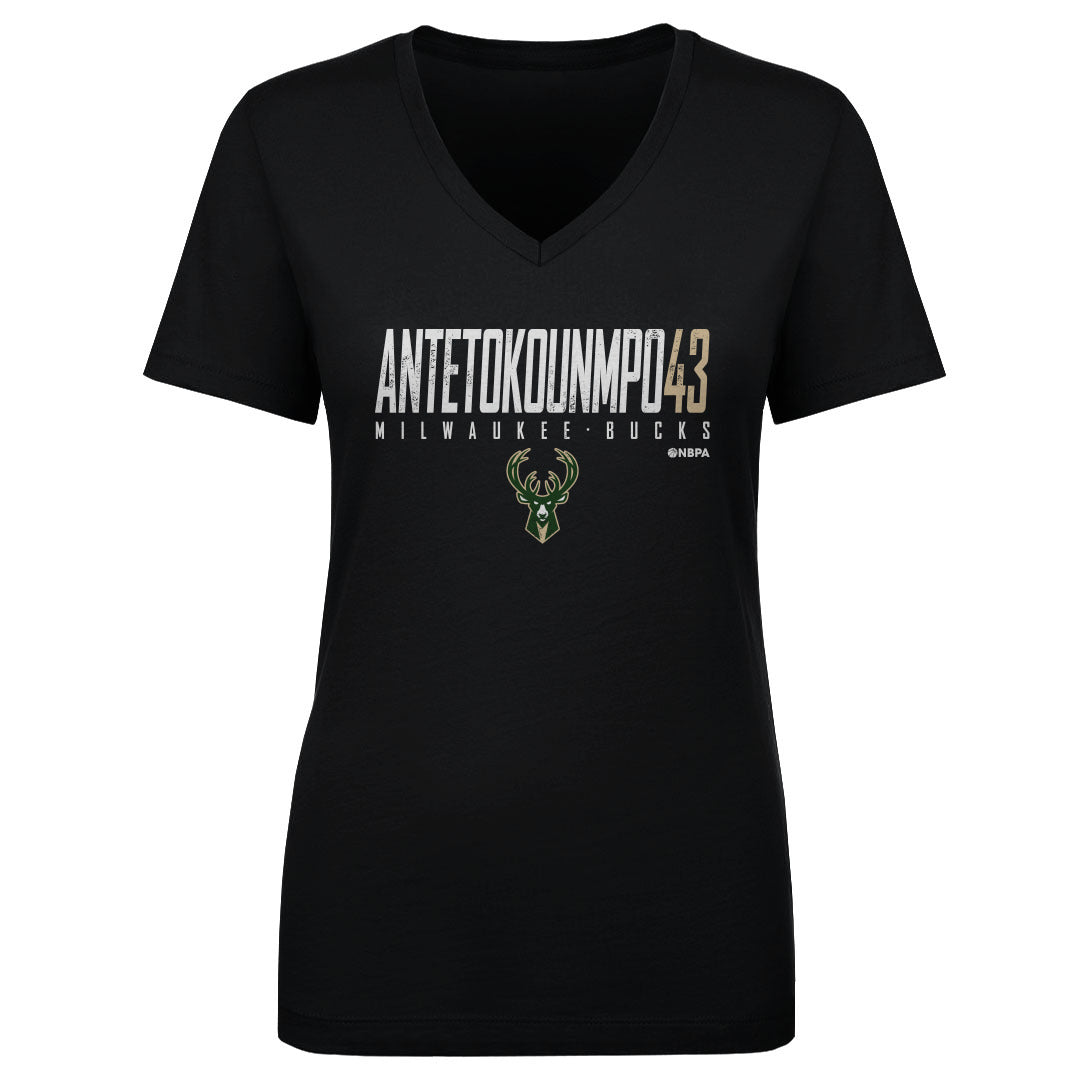 Thanasis Antetokounmpo Women&#39;s V-Neck T-Shirt | 500 LEVEL