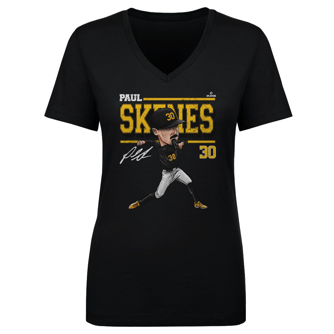 Paul Skenes Women&#39;s V-Neck T-Shirt | 500 LEVEL