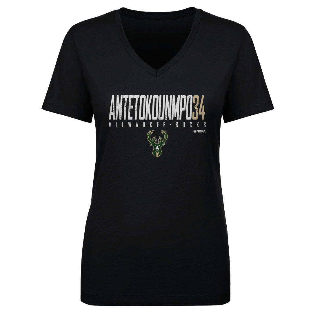 Giannis Antetokounmpo Women&#39;s V-Neck T-Shirt | 500 LEVEL