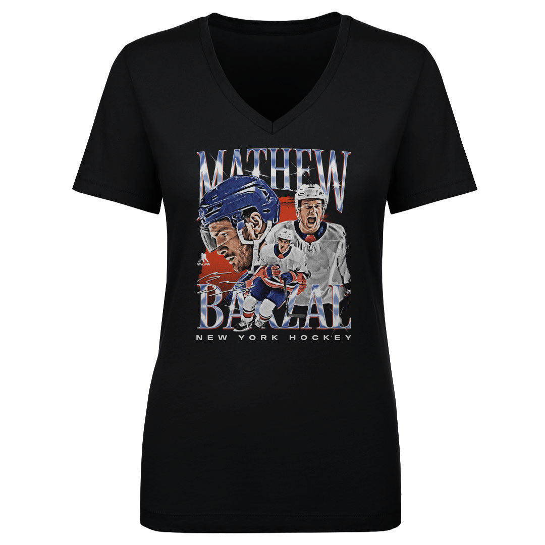 Mathew Barzal Women&#39;s V-Neck T-Shirt | 500 LEVEL