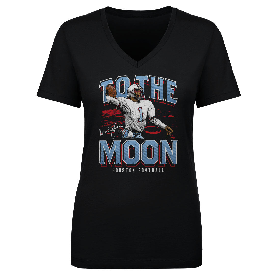 Warren Moon Women&#39;s V-Neck T-Shirt | 500 LEVEL