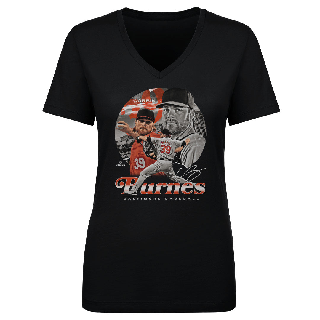 Corbin Burnes Women&#39;s V-Neck T-Shirt | 500 LEVEL