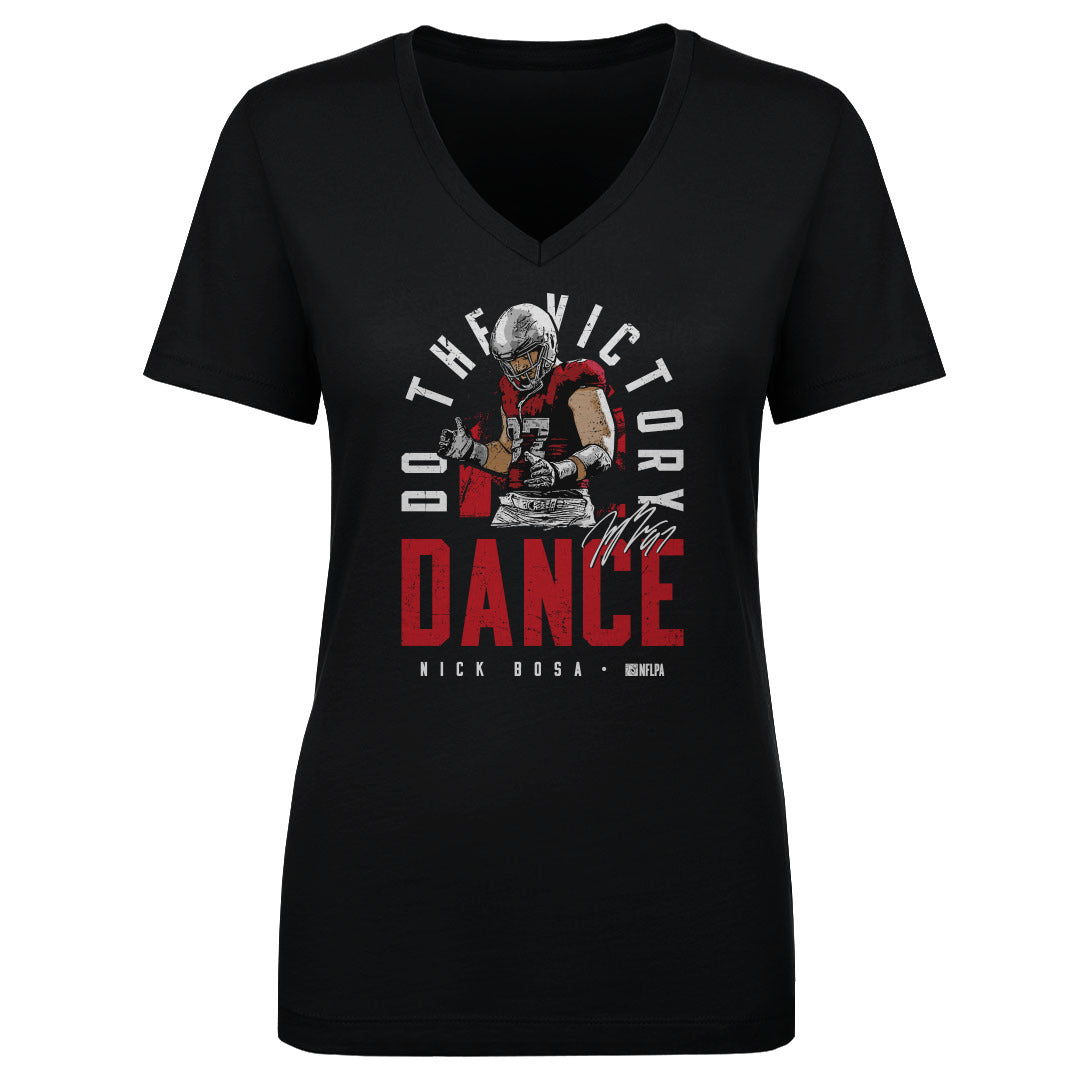 Nick Bosa Women&#39;s V-Neck T-Shirt | 500 LEVEL