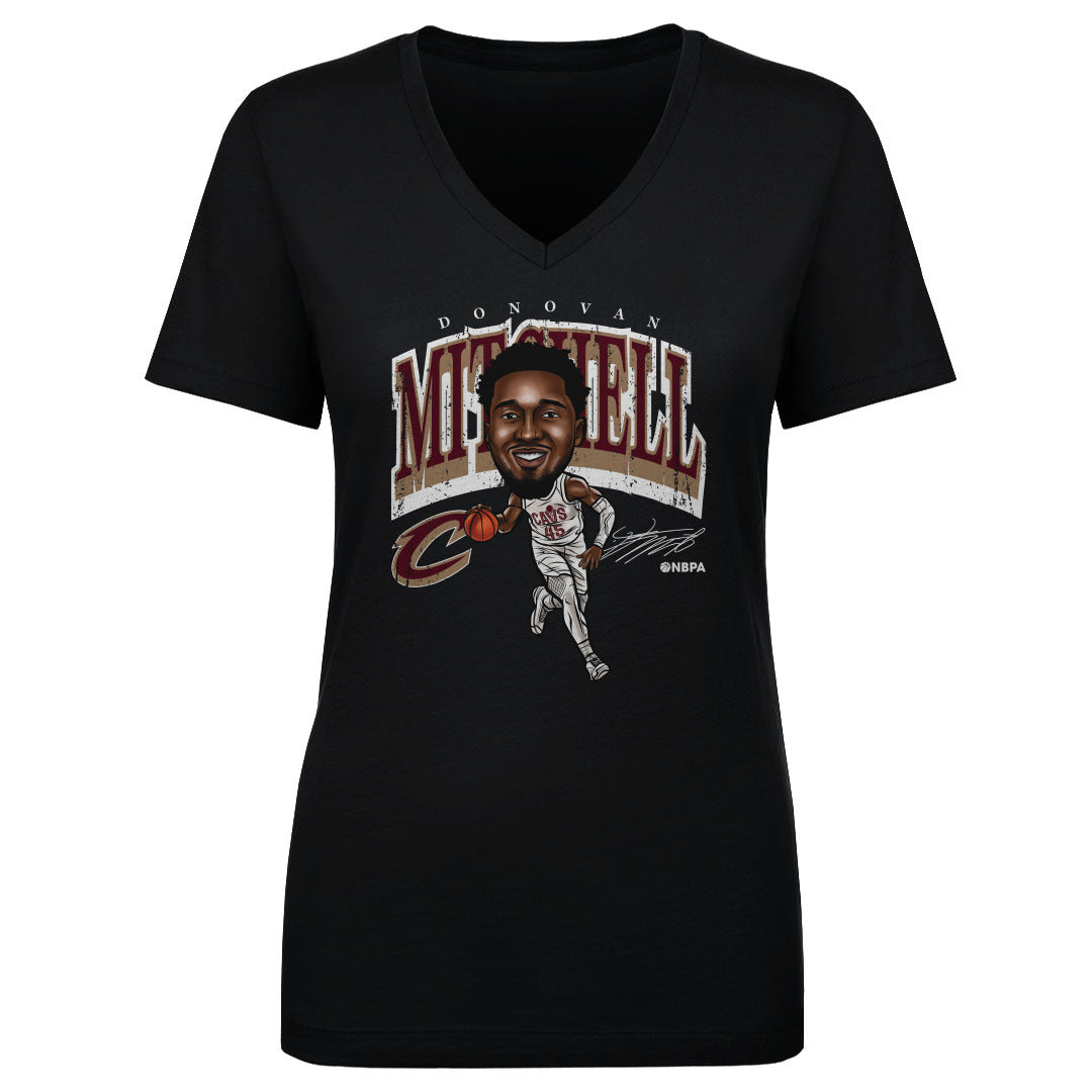 Donovan Mitchell Women&#39;s V-Neck T-Shirt | 500 LEVEL