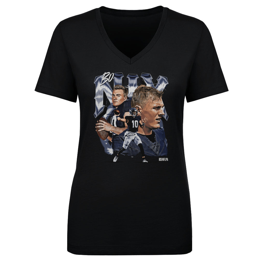 Bo Nix Women&#39;s V-Neck T-Shirt | 500 LEVEL