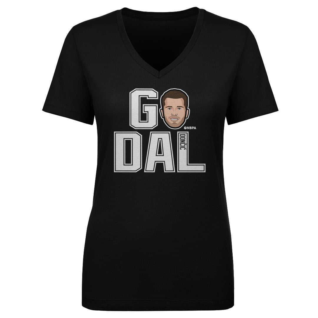 Luka Doncic Women&#39;s V-Neck T-Shirt | 500 LEVEL