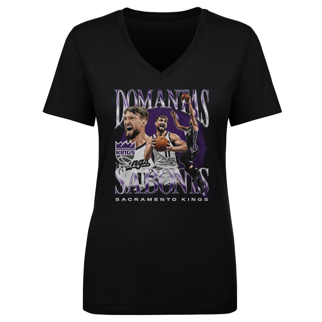 Domantas Sabonis Women&#39;s V-Neck T-Shirt | 500 LEVEL