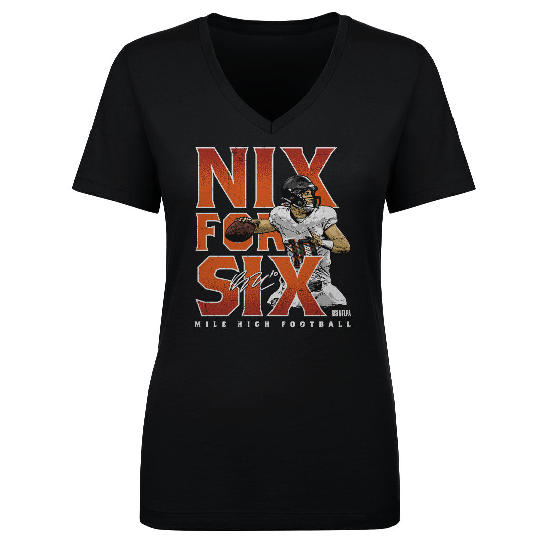 Bo Nix Women&#39;s V-Neck T-Shirt | 500 LEVEL