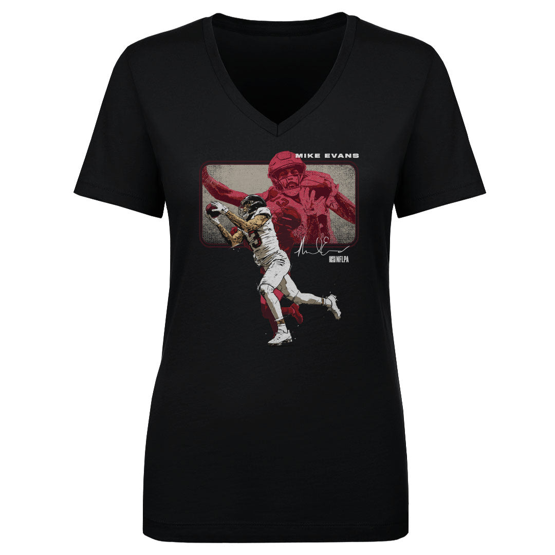 Mike Evans Women&#39;s V-Neck T-Shirt | 500 LEVEL