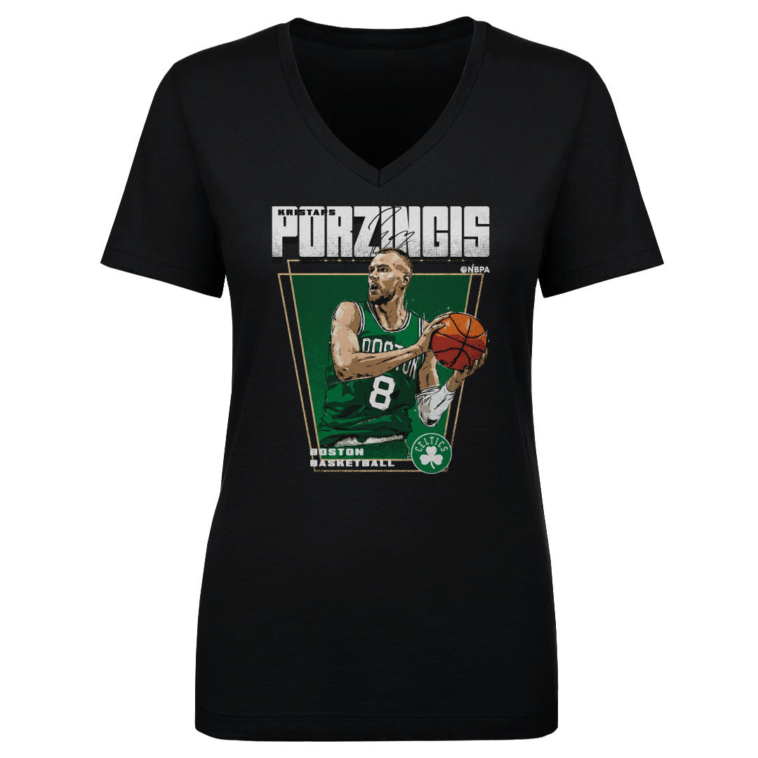 Kristaps Porzingis Women&#39;s V-Neck T-Shirt | 500 LEVEL