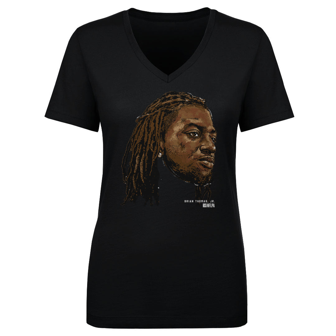 Brian Thomas Jr. Women&#39;s V-Neck T-Shirt | 500 LEVEL