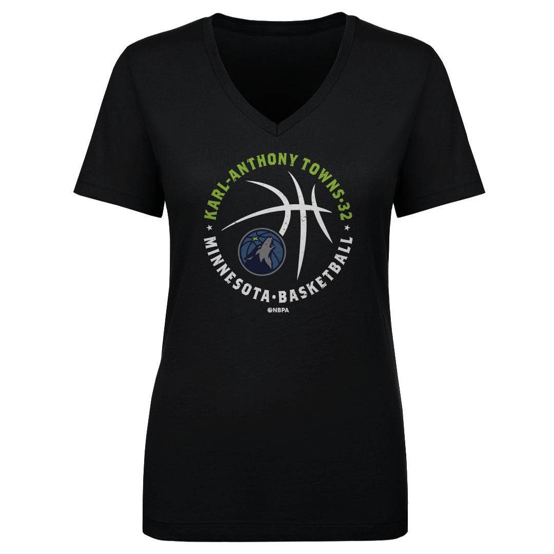 Karl-Anthony Towns Women&#39;s V-Neck T-Shirt | 500 LEVEL