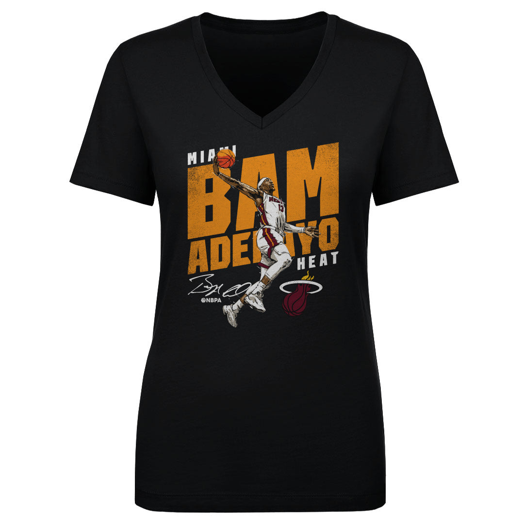 Bam Adebayo Women&#39;s V-Neck T-Shirt | 500 LEVEL