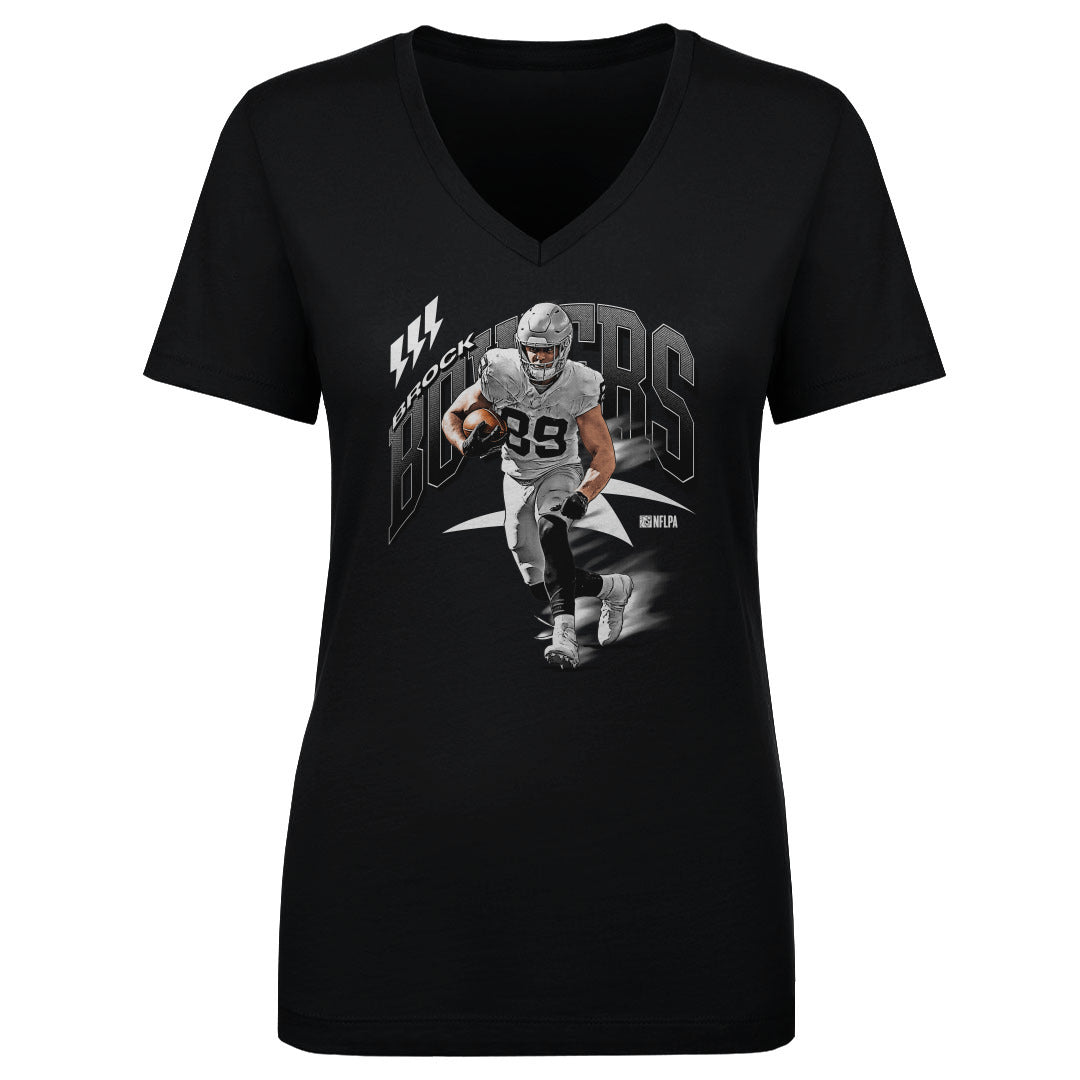 Brock Bowers Women&#39;s V-Neck T-Shirt | 500 LEVEL