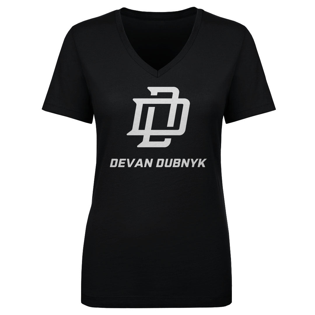 Devan Dubnyk Women&#39;s V-Neck T-Shirt | 500 LEVEL