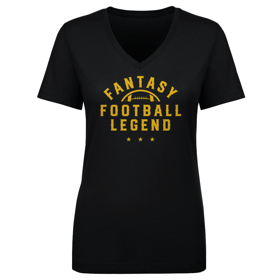 Fantasy Football Women&#39;s V-Neck T-Shirt | 500 LEVEL