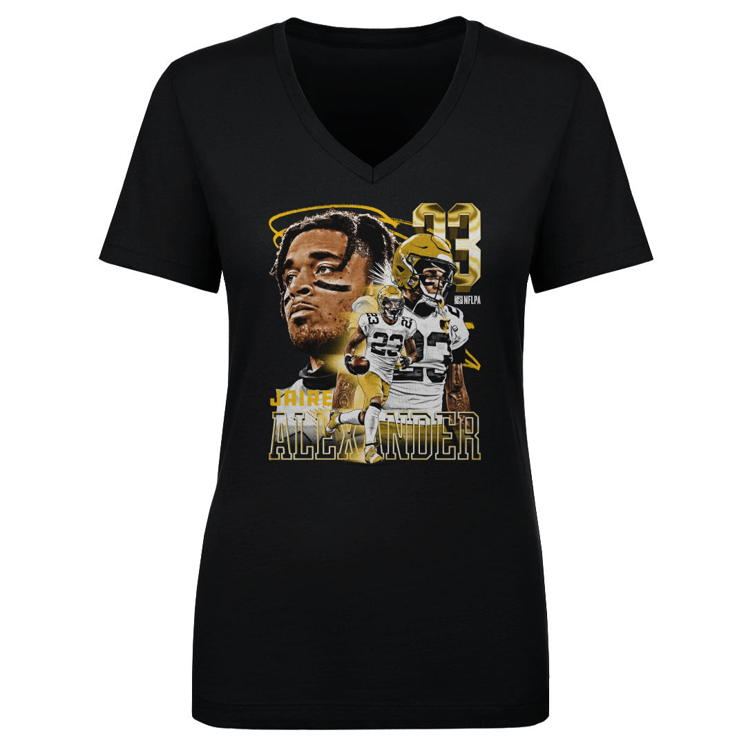 Jaire Alexander Women&#39;s V-Neck T-Shirt | 500 LEVEL