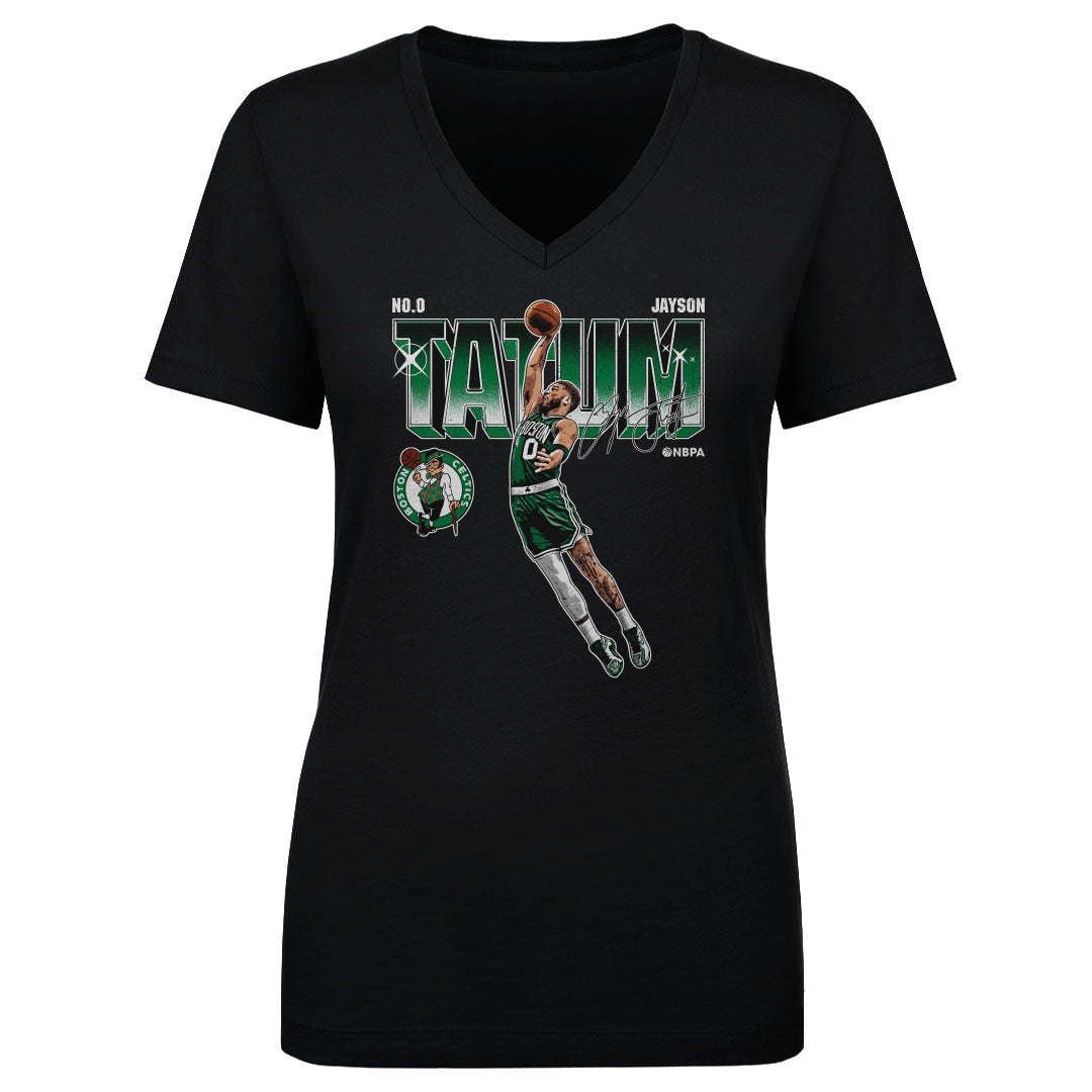 Jayson Tatum Women&#39;s V-Neck T-Shirt | 500 LEVEL