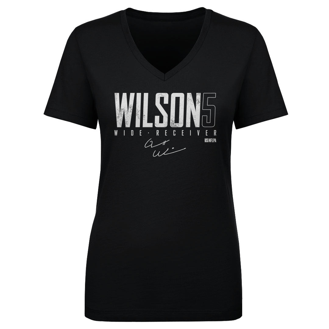 Garrett Wilson Women&#39;s V-Neck T-Shirt | 500 LEVEL