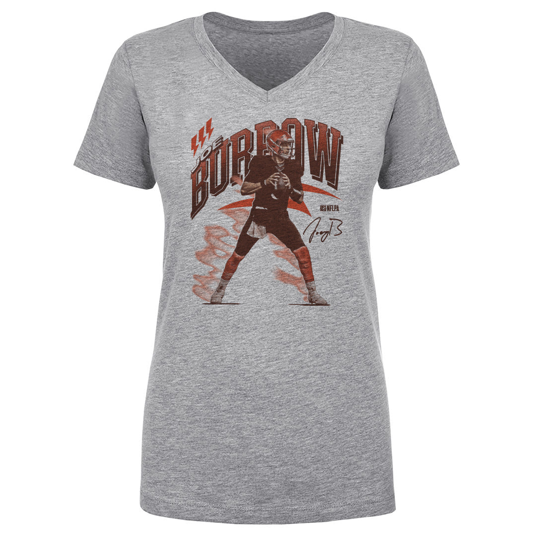 Joe Burrow Women&#39;s V-Neck T-Shirt | 500 LEVEL