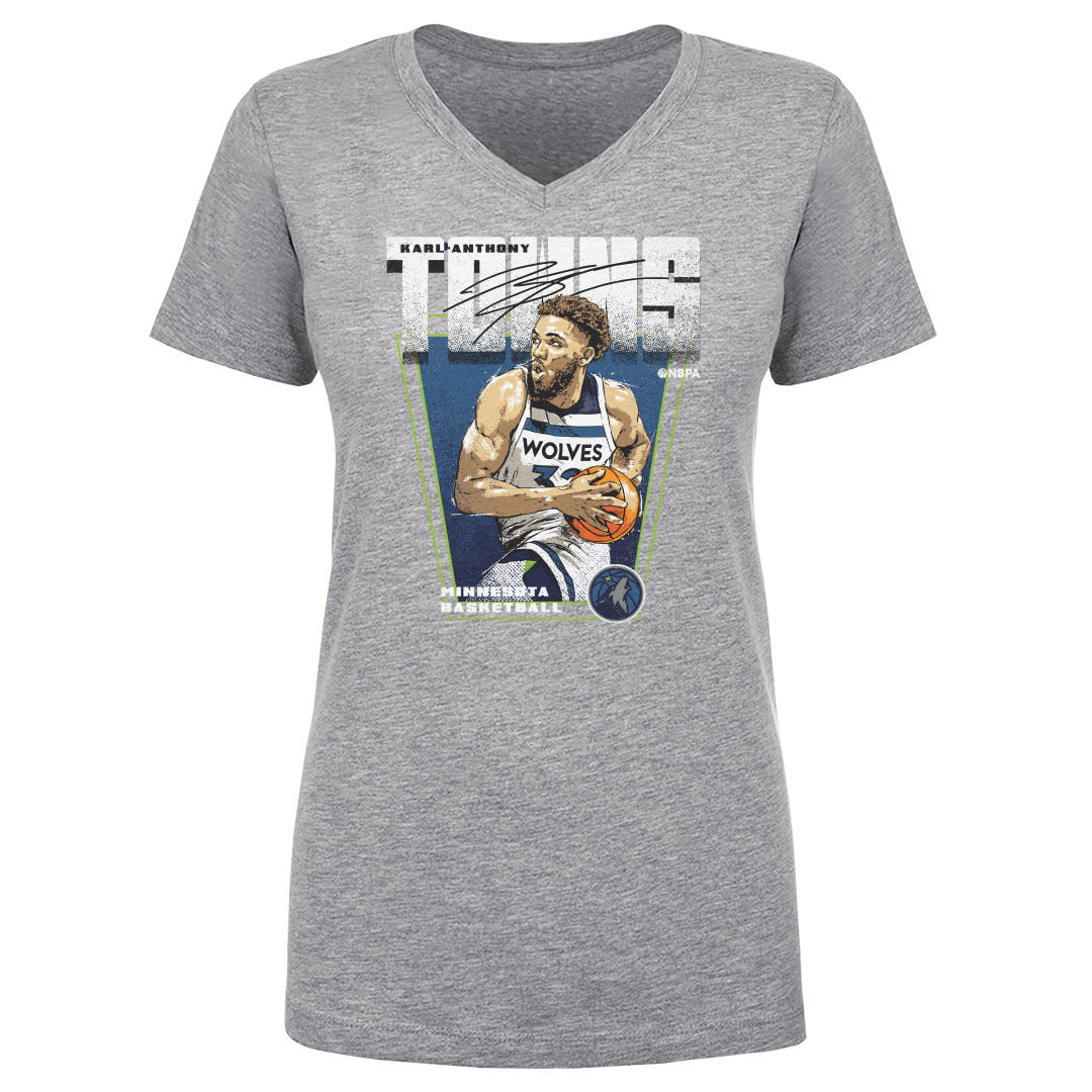 Karl-Anthony Towns Women&#39;s V-Neck T-Shirt | 500 LEVEL