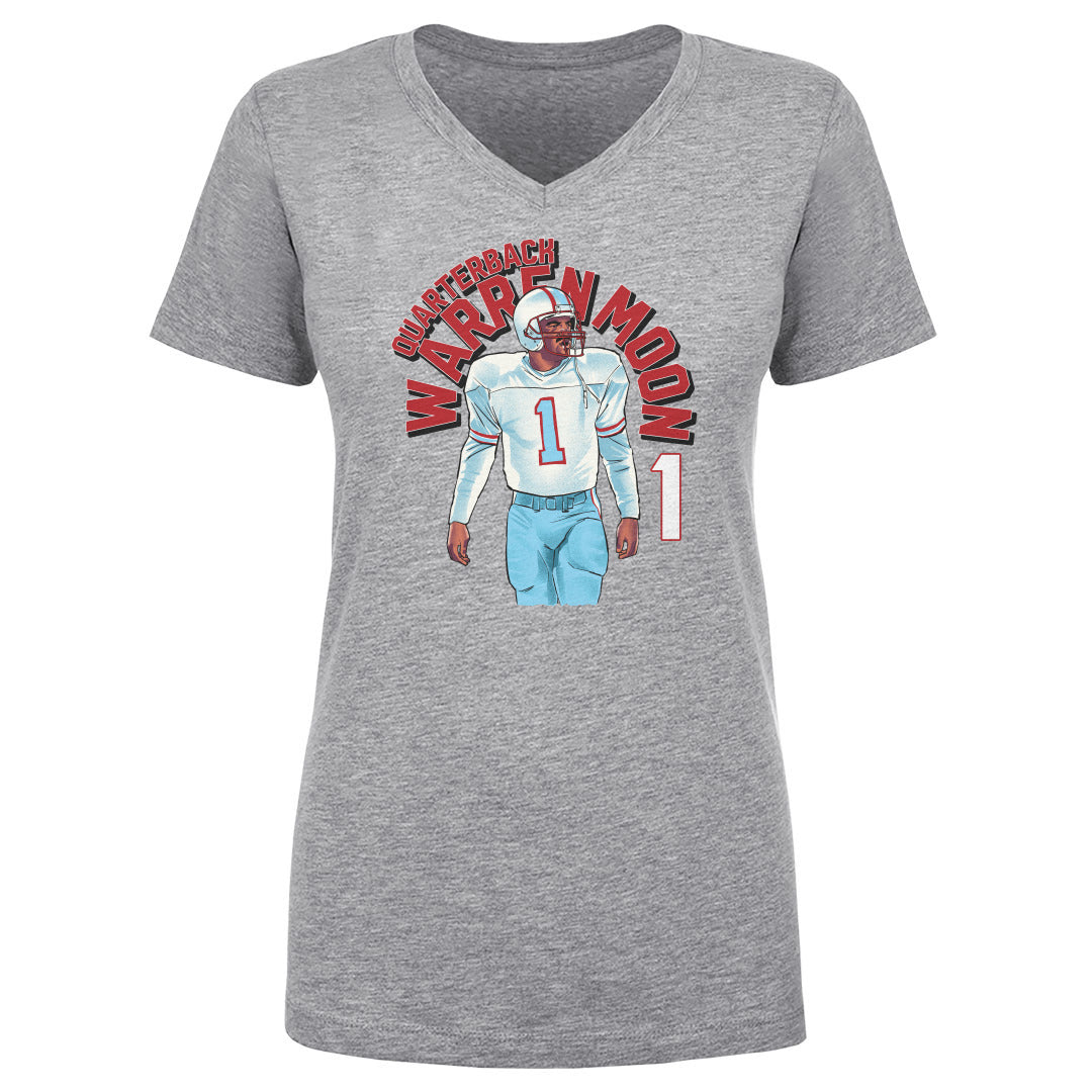 Warren Moon Women&#39;s V-Neck T-Shirt | 500 LEVEL