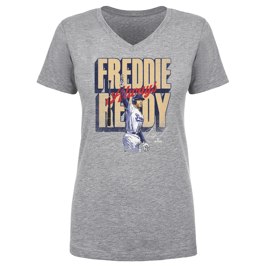 Freddie Freeman Women&#39;s V-Neck T-Shirt | 500 LEVEL