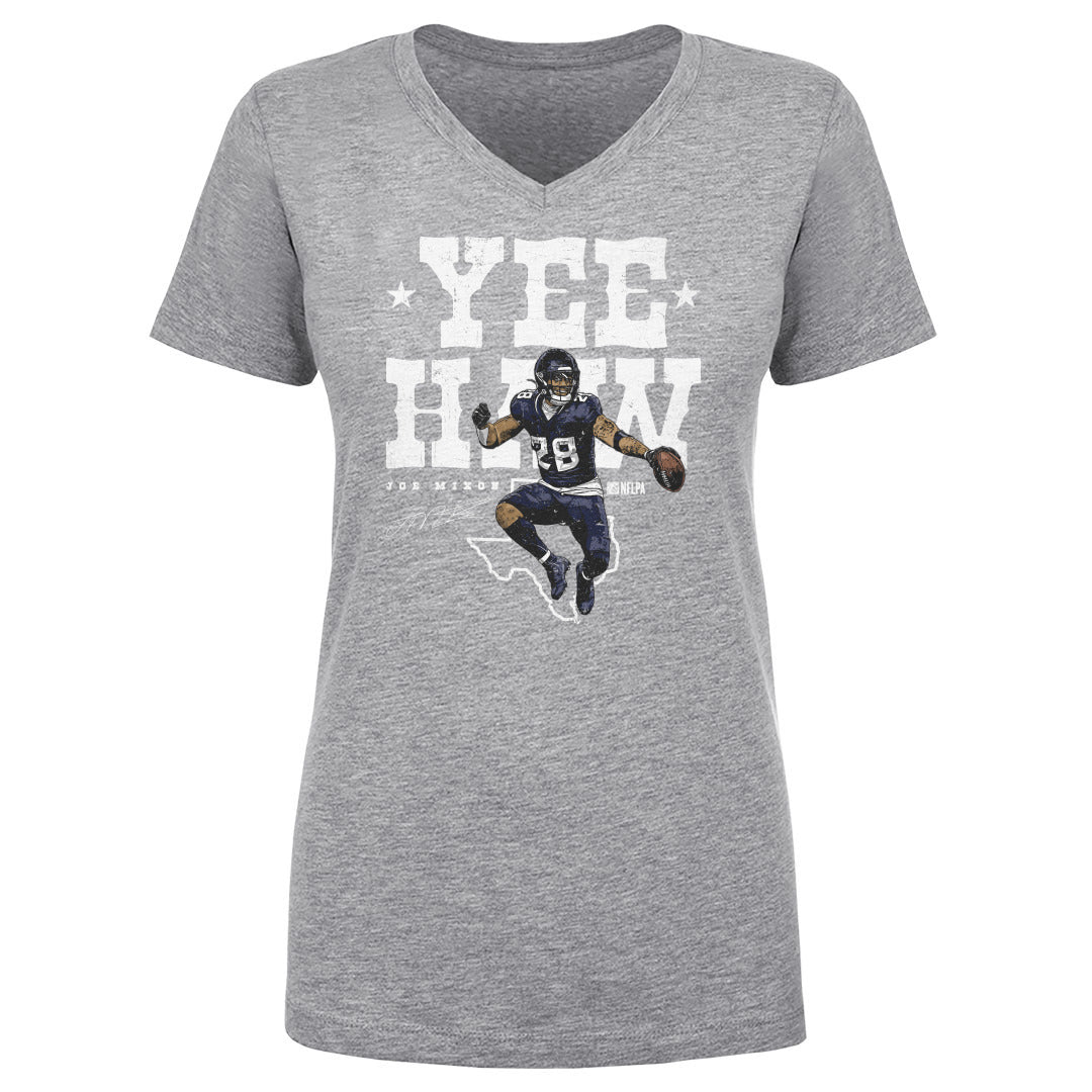 Joe Mixon Women&#39;s V-Neck T-Shirt | 500 LEVEL