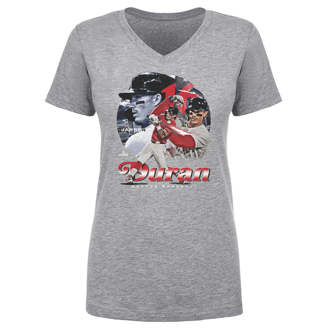 Jarren Duran Women&#39;s V-Neck T-Shirt | 500 LEVEL