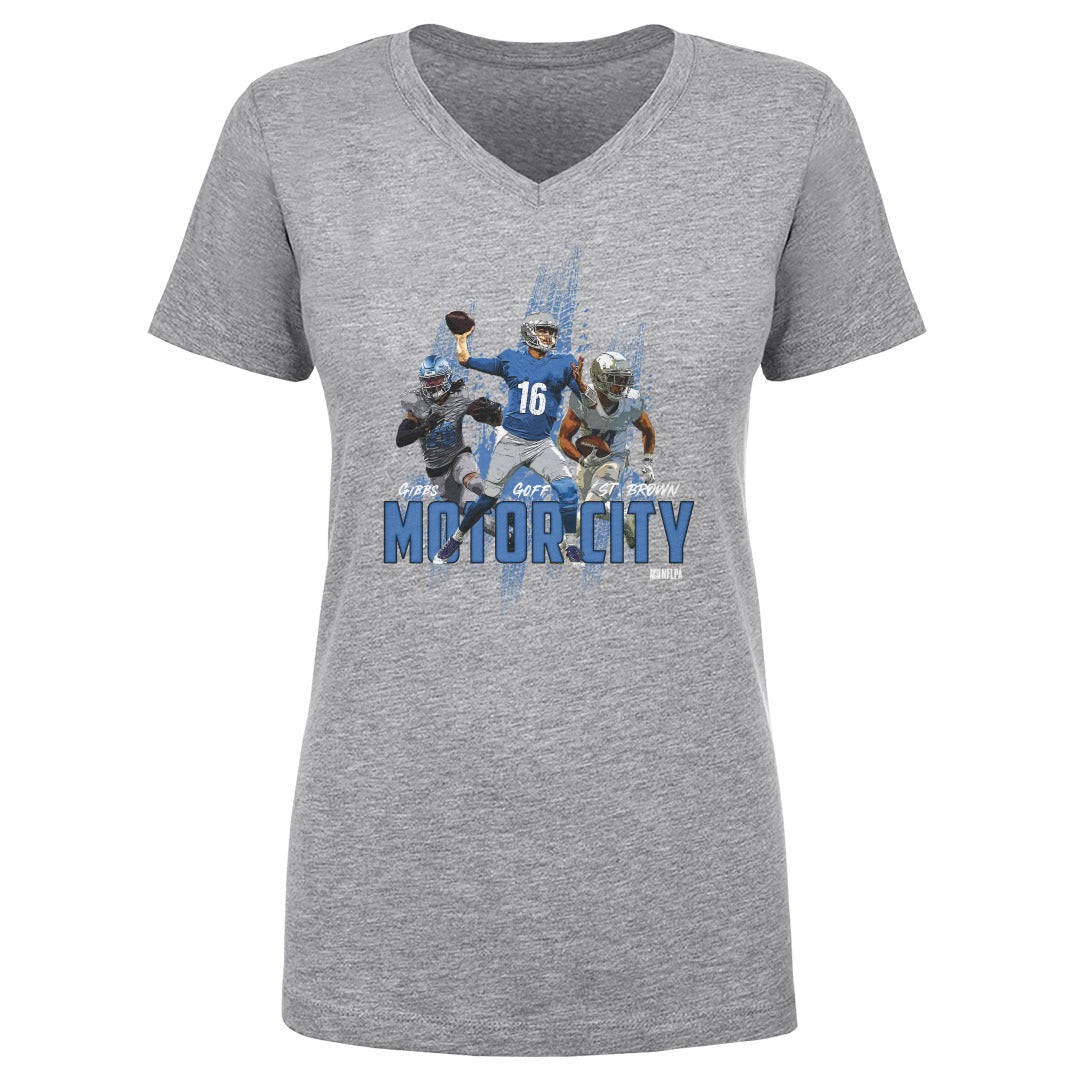 Detroit Women&#39;s V-Neck T-Shirt | 500 LEVEL